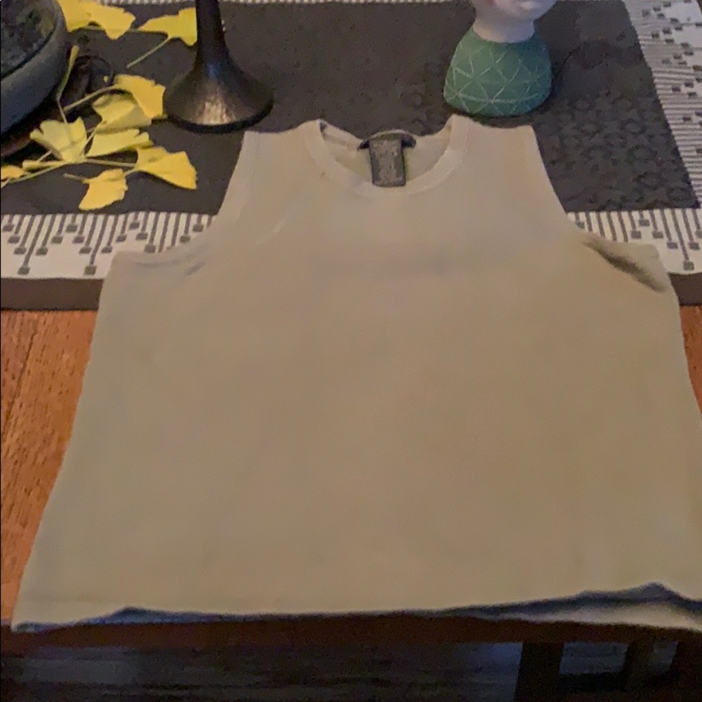 Banana Republic Sleeveless Sweater in Olive